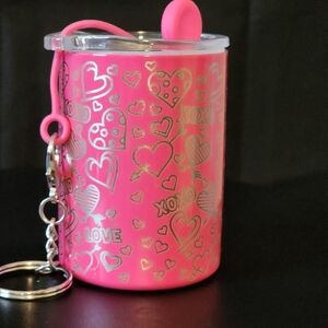 New 3 oz laser engraved stainless steel mini tumbler/shotcup.